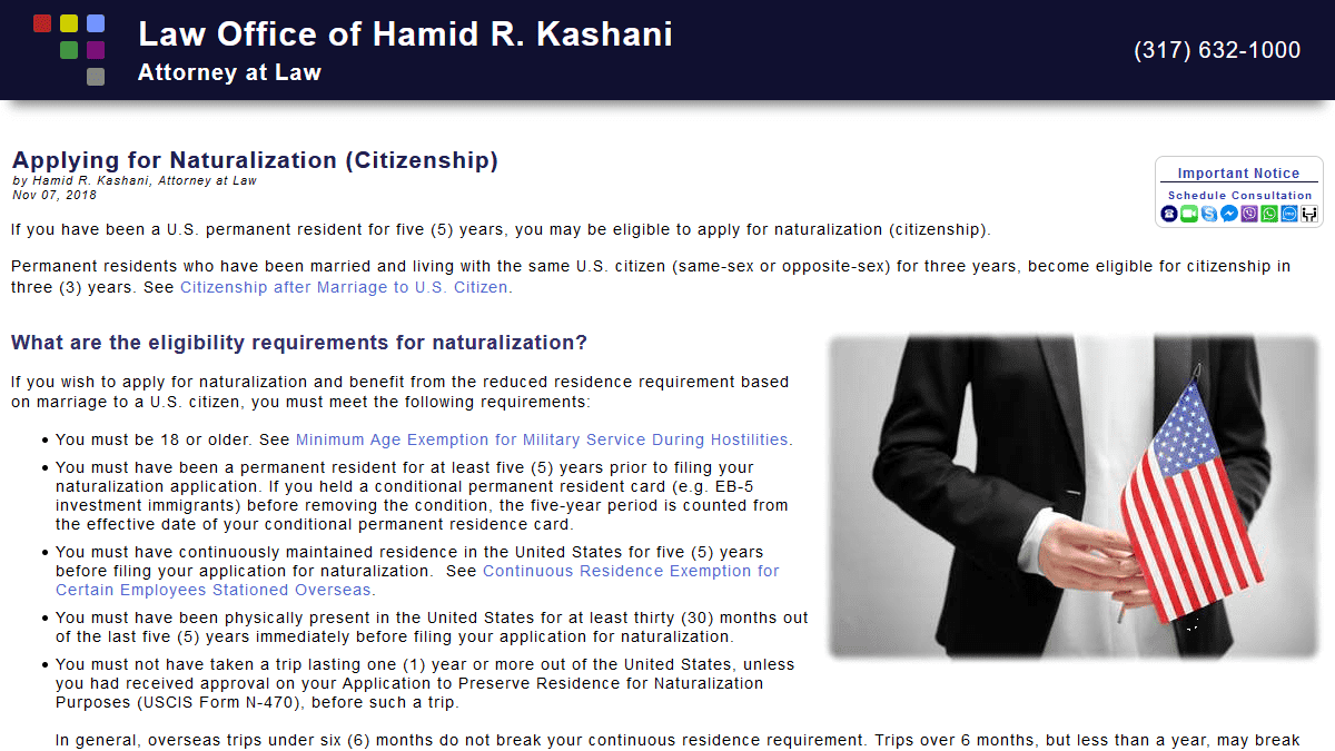Applying for Naturalization (Citizenship)