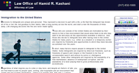 Thumbnail image of a page on Kashani Law dot com, with the address of https://www.kashanilaw.com/Default.aspx